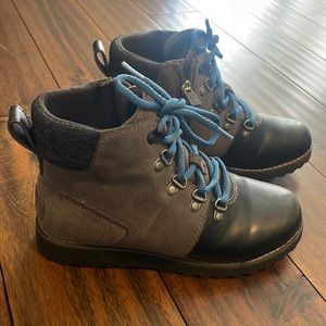 UGG Kids Boots with Blue and Black Accents